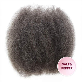 QUEEN VIRGIN REMY Afro Kinky Bulk Hair styled into braids