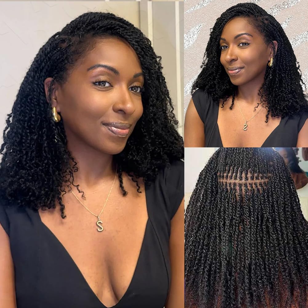 QUEEN VIRGIN REMY Afro Kinky Bulk Human Hair 22inch texture close-up