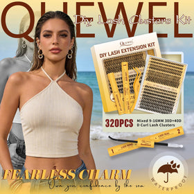QUEWEL lash clusters glue remover bottle