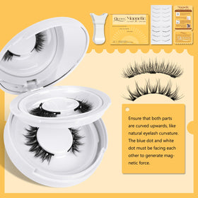 QUEWEL magnetic eyelashes with natural look