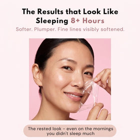 QUIA Beauty Collagen Overnight Wrapping Mask application on skin
