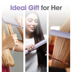 QUICO Hair Straightener displayed on a vanity