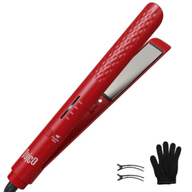 QUICO Hair Straightener front view with temperature settings