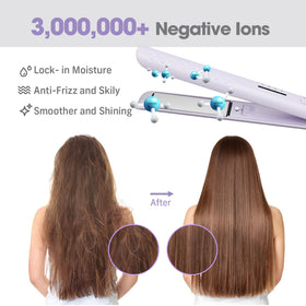 QUICO Hair Straightener in use styling hair