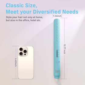 QUICO Hair Straightener packaging with accessories