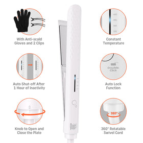 QUICO Hair Straightener showcasing its dual voltage capability