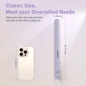 QUICO Hair Straightener showing temperature controls
