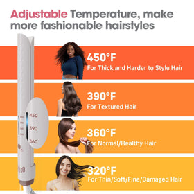 QUICO Hair Straightener travel size comparison