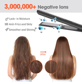 QUICO Hair Straightener with included glove and clips