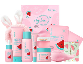 QUIYUM Watermelon & Niacinamide Skincare Set packaging front view