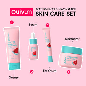 QUIYUM Watermelon Serum application on skin