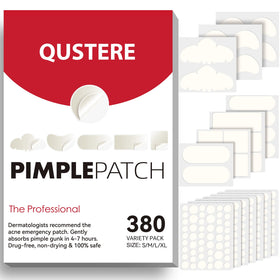 QUSTERE Large Pimple Patches pack with 8 sizes and 380 count