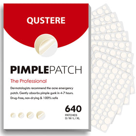 QUSTERE Pimple Patches 640 count packaging front view