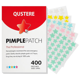 QUSTERE Pimple Patches assorted colours and sizes front view