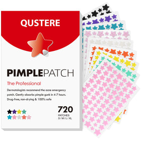 QUSTERE Pimple Patches assorted colours and sizes pack front view