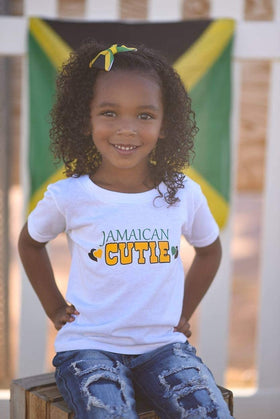 QXP Shop Jamaica Flag Hair Bow package showing two bows