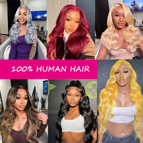 QZOQZO 99J Burgundy Lace Front Wig packaging