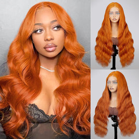 QZOQZO Ginger Lace Front Wig 26 Inch side view