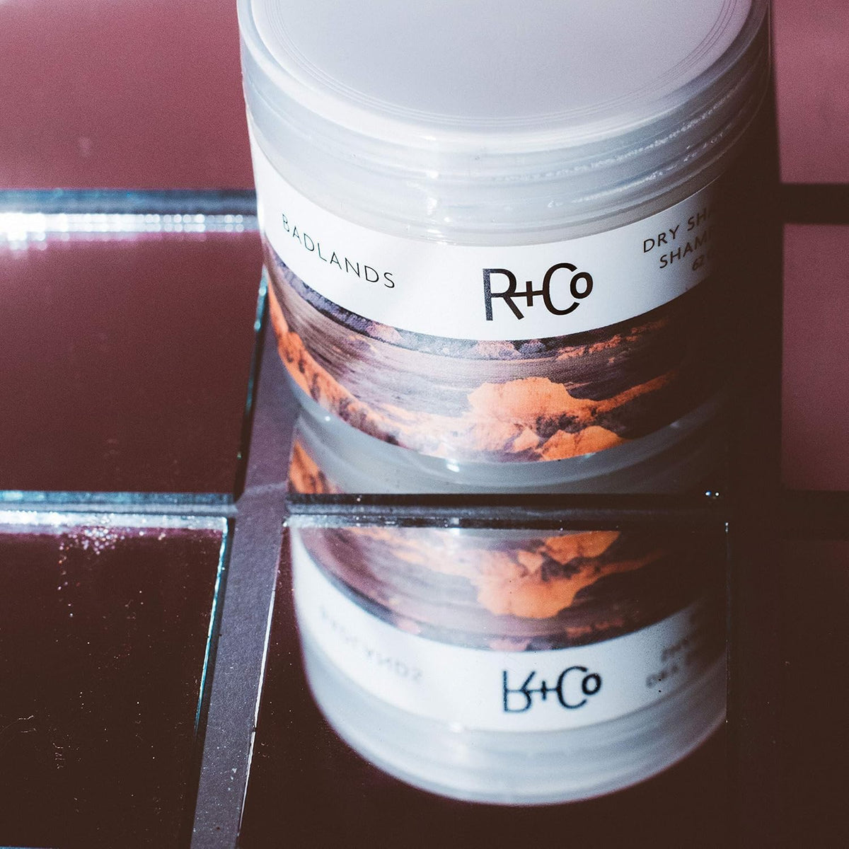 R+Co Badlands Dry Shampoo Paste 62g jar packaging