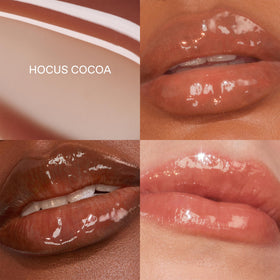 r.e.m. beauty Hocus Cocoa Glossy Balm packaging