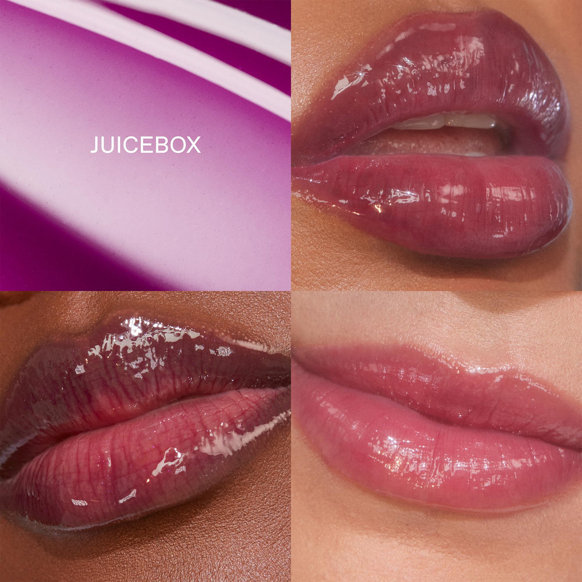 r.e.m. beauty Juicebox Essential Drip Glossy Balm packaging