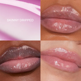 r.e.m. beauty Skinny Dipped Essential Drip Glossy Balm applicator close-up