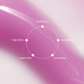 r.e.m. beauty Skinny Dipped Essential Drip Glossy Balm swatch
