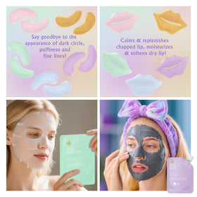 RA ROSA ACCA bath bombs and silk sleep mask