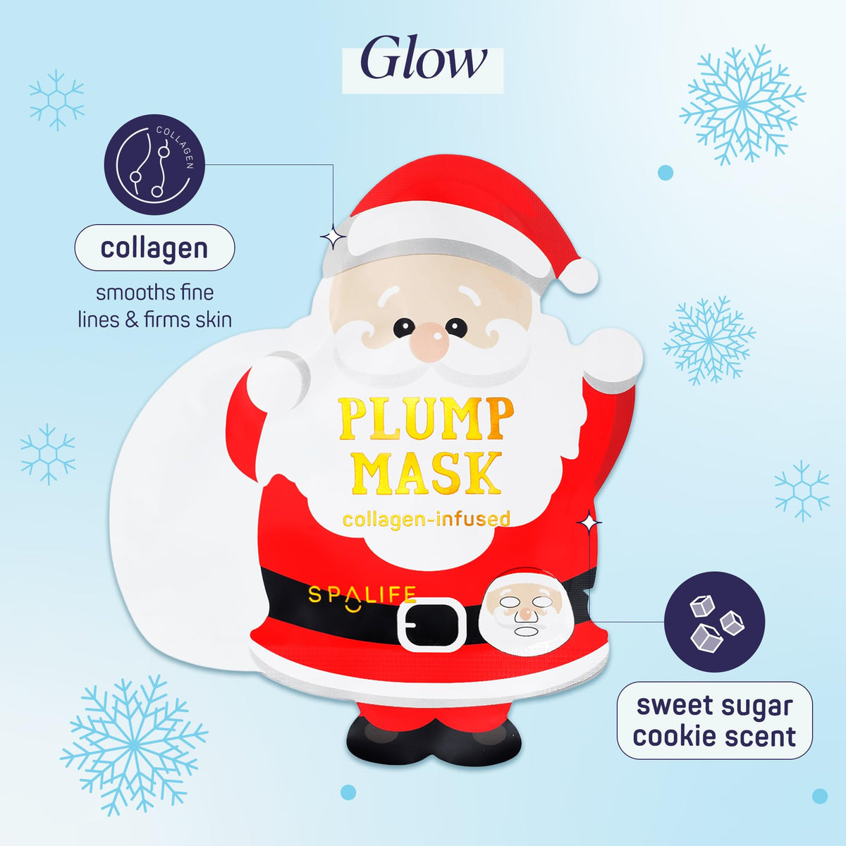 Radiance Reindeer mask with vitamin C and grapefruit