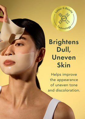 Rael Facial Mask applied on a model's face