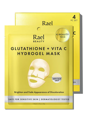 Rael Facial Mask front view with packaging