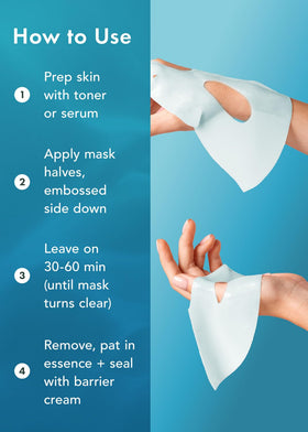 Rael Facial Mask showing cooling effect on skin