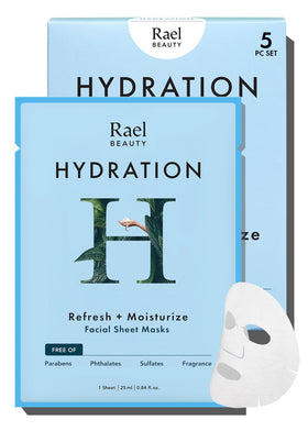 Rael Facial Masks front view showing packaging