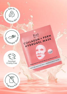 Rael Facial Masks Hydrating & Soothing application process