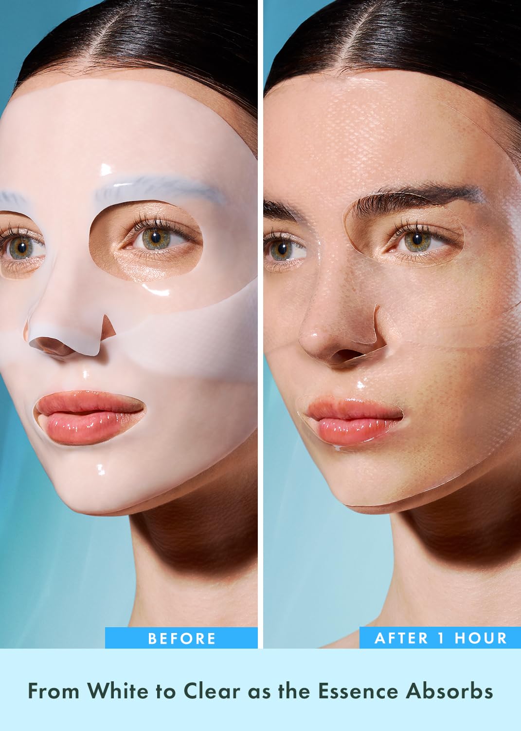 Rael Facial Masks Hydrating & Soothing on a bathroom counter