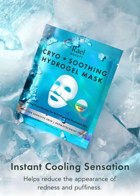 Rael Facial Masks packaging with five hydrogel masks