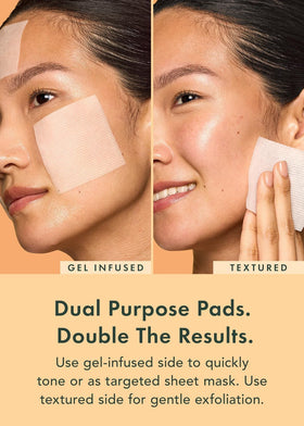 Rael Facial Masks textured side for exfoliation