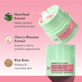 Rael Miracle Clear Facial Cleanser in a bathroom setting