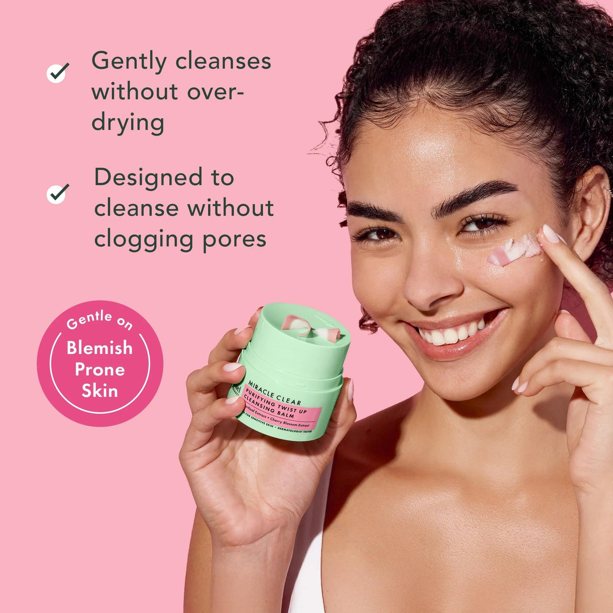 Rael Miracle Clear Facial Cleanser side view showing packaging