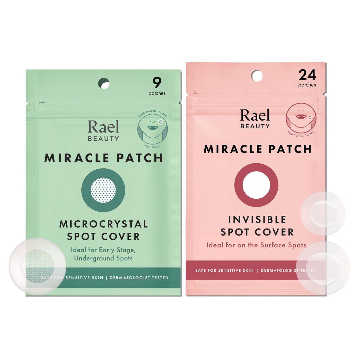 Rael Miracle Invisible Microcrystal Spot Cover Pimple Patches front view