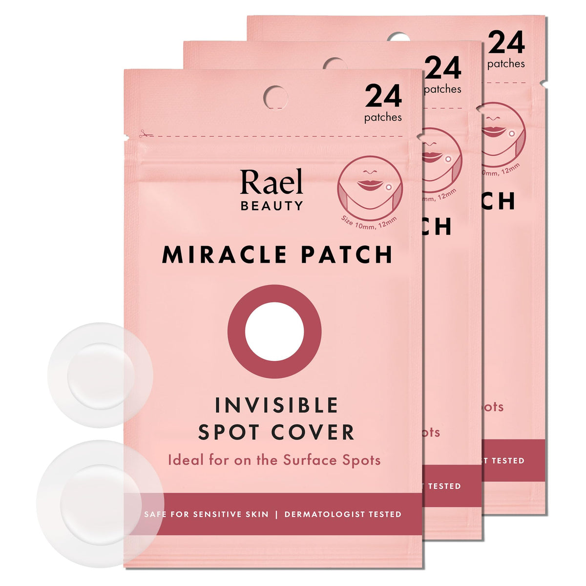 Rael Miracle Invisible Spot Cover Patches front view packaging