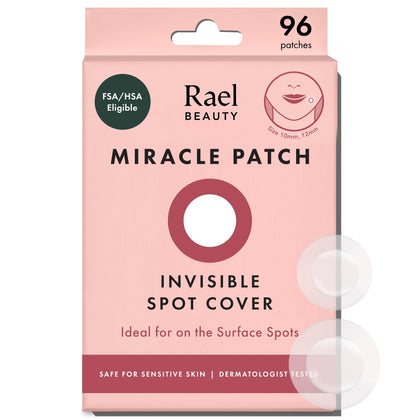 Rael Miracle Invisible Spot Cover Patches front view with packaging