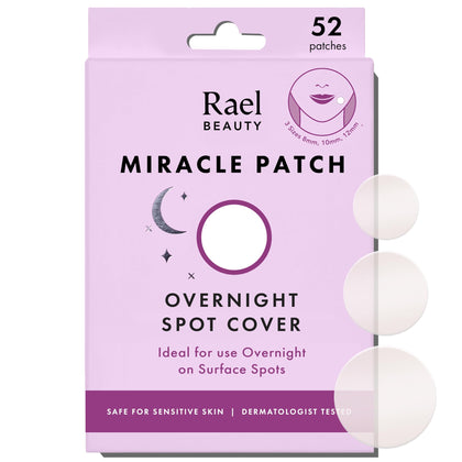 Rael Miracle Overnight Spot Cover Patches front view packaging
