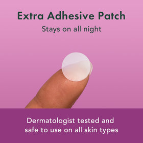Rael Miracle Overnight Spot Cover Patches on a clear surface