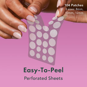Rael Miracle Overnight Spot Cover Patches showing different sizes