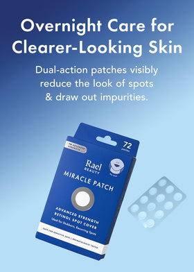 Rael Miracle Retinol PM Spot Cover Hydrocolloid Acne Patches packaging