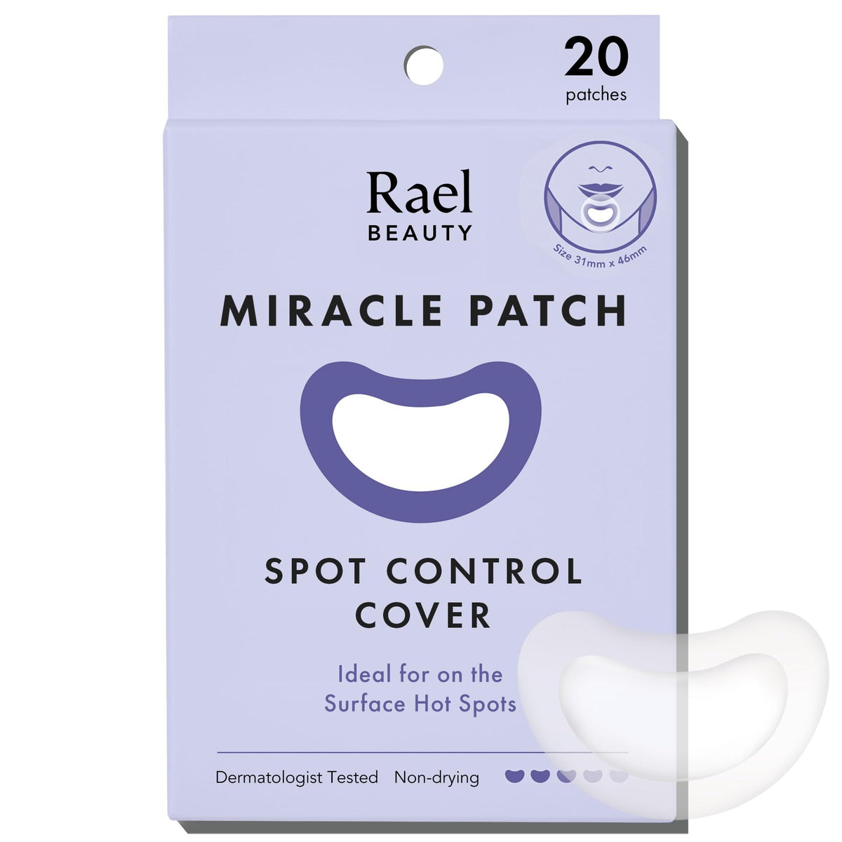 Rael Miracle Spot Control Hydrocolloid Strips front view