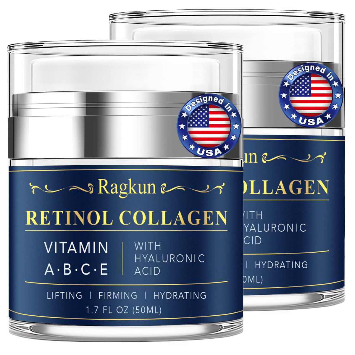 Ragkun Anti-Aging Face & Neck Cream 2-Pack front view