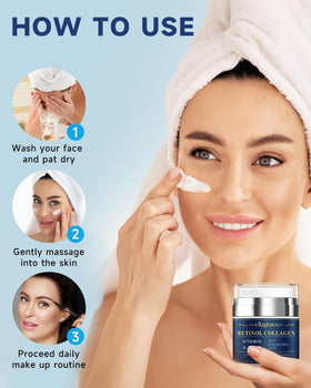 Ragkun Anti-Aging Face & Neck Cream back view with ingredients