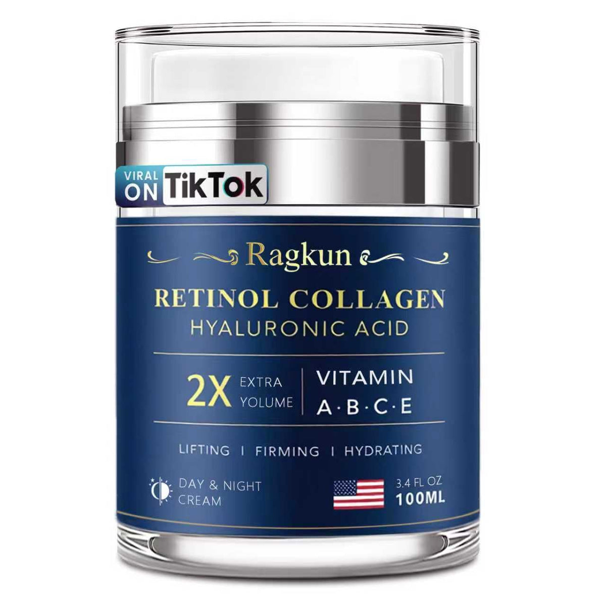 Ragkun Anti-Aging Face & Neck Cream front view with packaging
